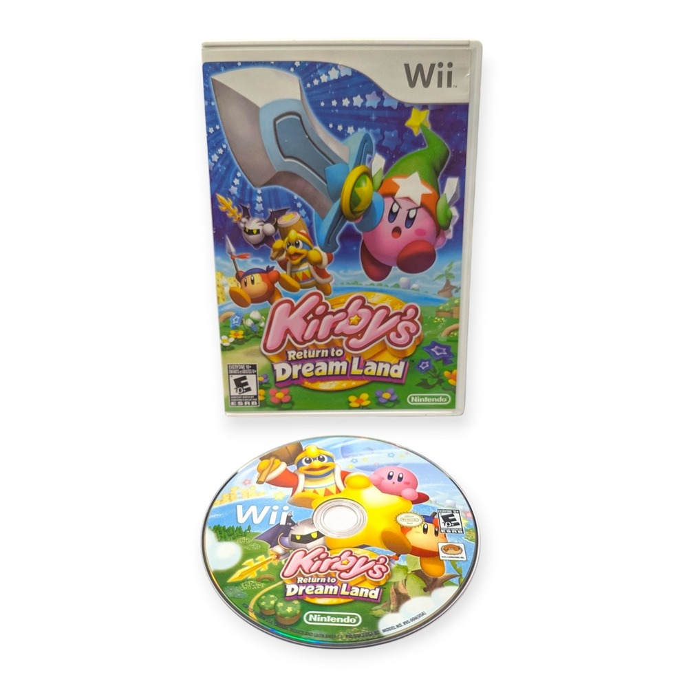 Kirby's Return to‎ Dream Land Nintendo Wii Action Game No Manual